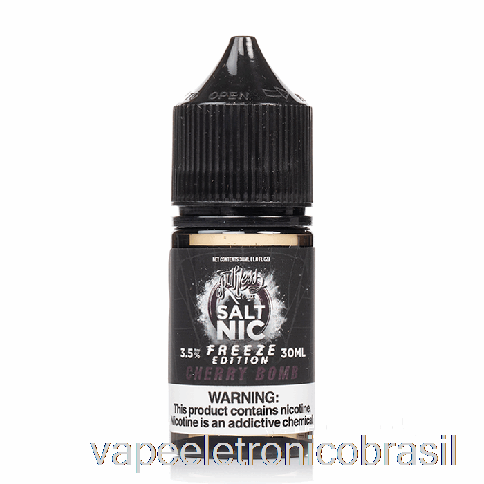 Vape Eletronico Freeze - Sais De Bomba De Cereja - Implacável - 30ml 50mg